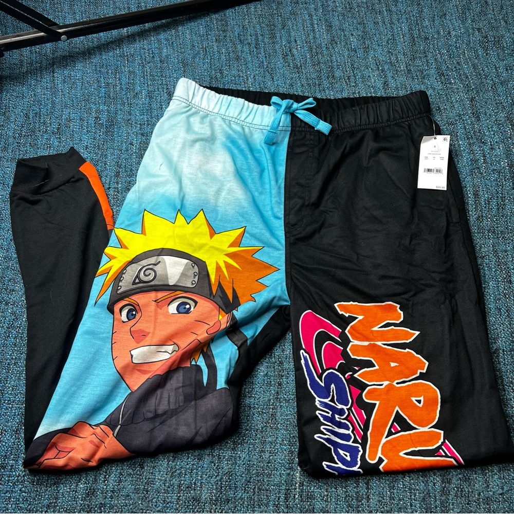 Shippuden Naruto Anime Manga Pajama Pants Men's Size Small